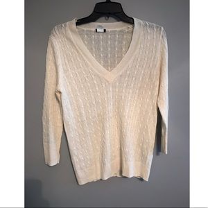 J Crew Cream Sweater